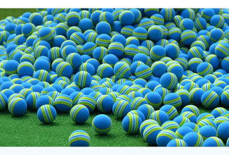 50 Pcs/Bag Golf Ink Balls EVA Indoor Foam Soft Ball